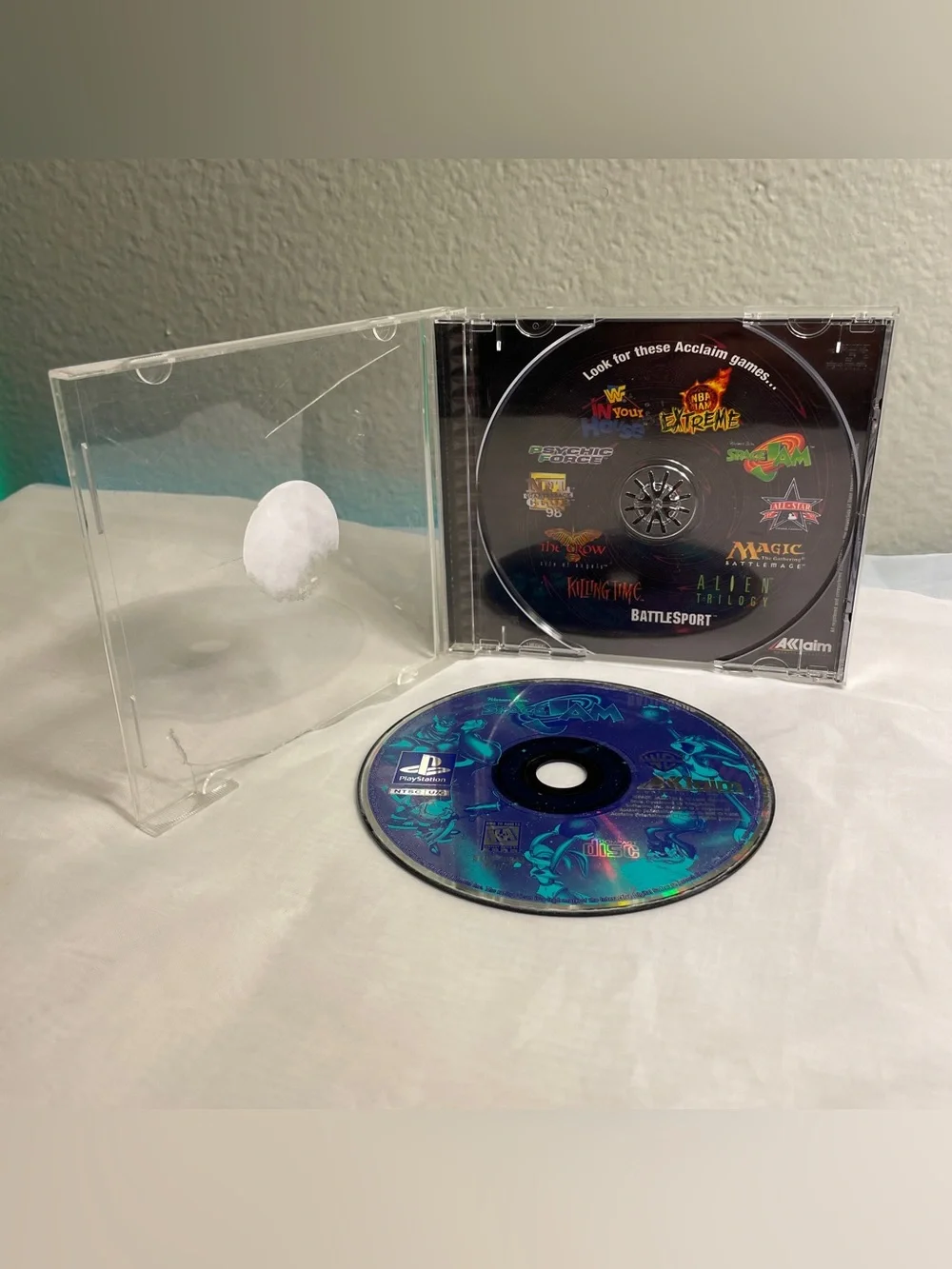NO MANUAL Space Jam (Sony PlayStation 1, 1997) PS1 Tested & Works VideoGame